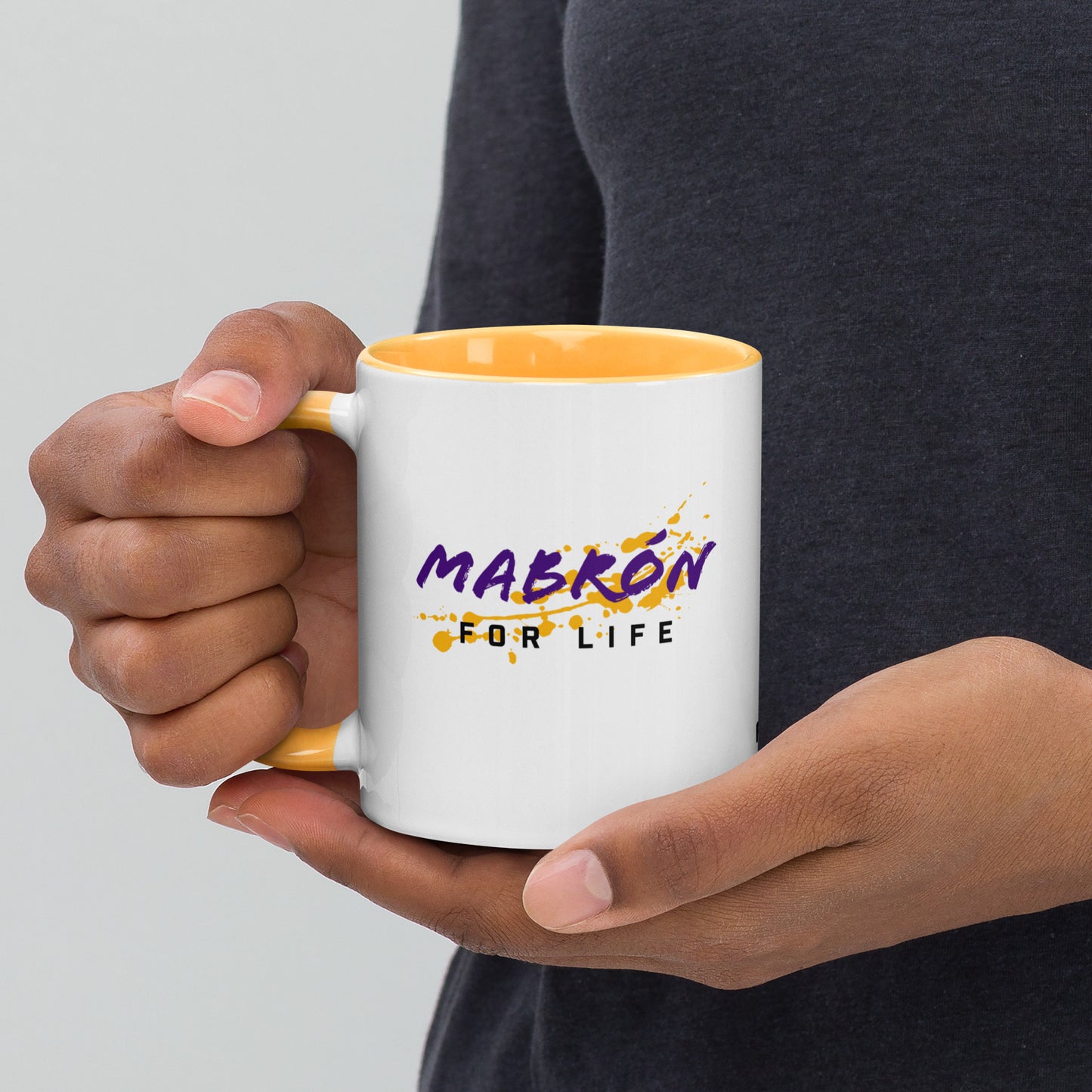 Mabrón For Life | Mug - Purple & Gold