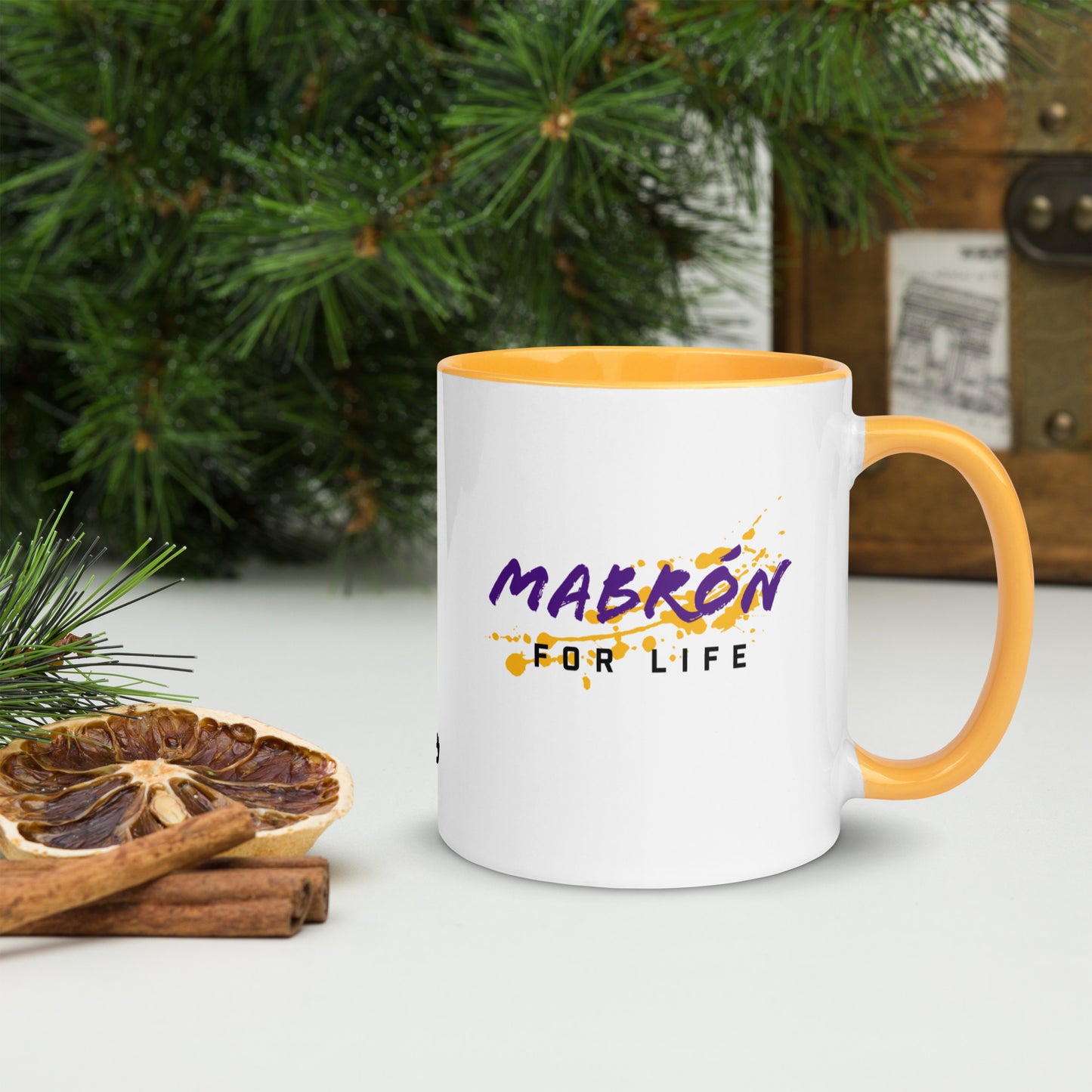 Mabrón For Life | Mug - Purple & Gold